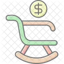 Retirement Money Lineal Color Icon Icon