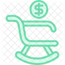 Retirement Money Duotone Line Icon Icon