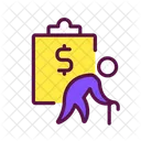 Pension Retirement Finance Icon