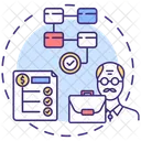 Retirement Plan Financial Icon