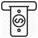 Argent Liquide Retirer De Largent Retirer De Largent Icône