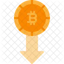 Retiro de bitcoins  Icono