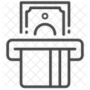 Retiro de dinero  Icono
