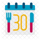 Desafio De 30 Dias Desafio Alimentario Desafio De Un Dia Icono