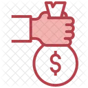 Retorno De La Inversion Invertir Dinero Dar Dinero Icono