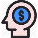 Cabeza Dinero Retorno De La Inversion Icon