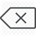 Supprimer Annuler Symbole De Retour Icône