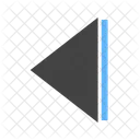 Flèche arrière  Icône