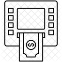 Distributeur Dargent Guichet Automatique Distributeur Automatique De Billets Icône