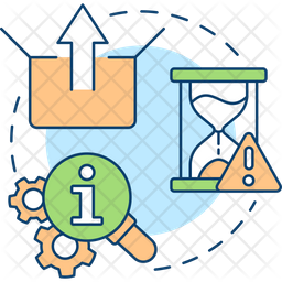 Retrieval information in brain Icon - Download in Colored Outline Style