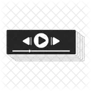 Retro 90s audio playback  アイコン