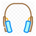 Retro Headphones Music Icon