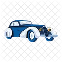 Retro Car Vintage Automobile Old Coupe Symbol