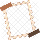 Retro-Collage-Rahmen  Symbol