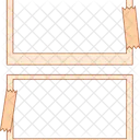Retro-Collage-Rahmen  Symbol