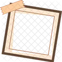 Retro-Collage-Rahmen  Symbol