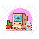 Retro Computer  Icon