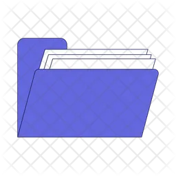 Retro computer folder files  Icon