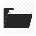 Retro computer folder  Icon