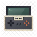 Retro Gamepad Retro Futurism Icon