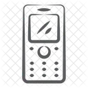 Vintage Mobile Keypad Phone Retro Mobile Icône