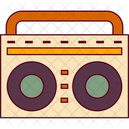 Retro radio  Icono