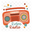 Retro Radio Music Audio Icon