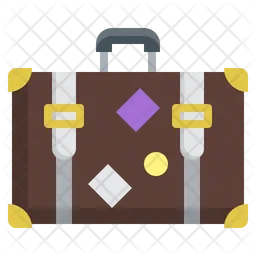 Retro Suitcase  Icon