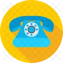 Retro Telefon Kommunikation Symbol