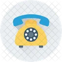 Retro Telephone Communication Icon