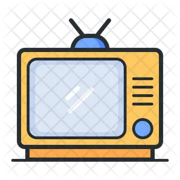 Retro-Fernseher  Symbol