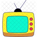 Retro Tv Furniture Home Icon