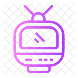 Retro Tv  Icon