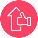 Pulgares Arriba Como Bien Icon