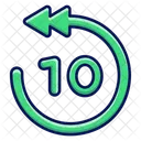 Atras 10 Segundos Atras 10 Segundos Icono