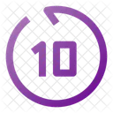 Retroceder Seg Icono