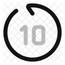 Retroceder Seg Icono