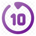 Retroceder Seg Icono