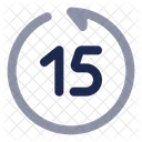 Retroceder Segundos Atras Musica Som Icon