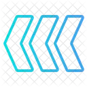 Retroceso rápido  Icono