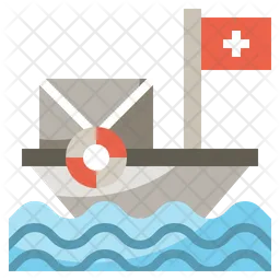 Rettungsboot  Symbol