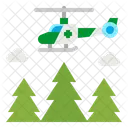 Hubschrauber Rettung Sicherheit Symbol