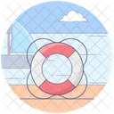 Rettungsring Reifenschlauch Schwimmreifen Symbol