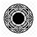 Rettungsring Mandala Kunstwerk Icon