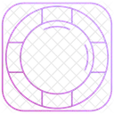 Rettungsschwimmer Unterstutzung Rettungsring Symbol