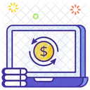 Cash Flow Money Flow Return Of Investment Icon