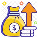 Return On Investment Profit Coin Sack Icon