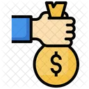 Return On Investment Invest Money Give Money Icon