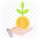Return On Investment Growth Money Icon