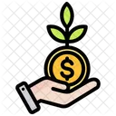 Return On Investment Growth Money Icon